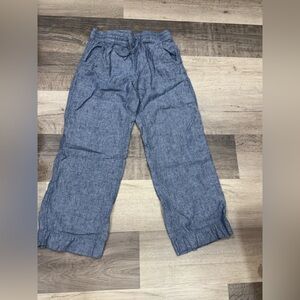 L.L. Bean Women's Blue Cropped Pants